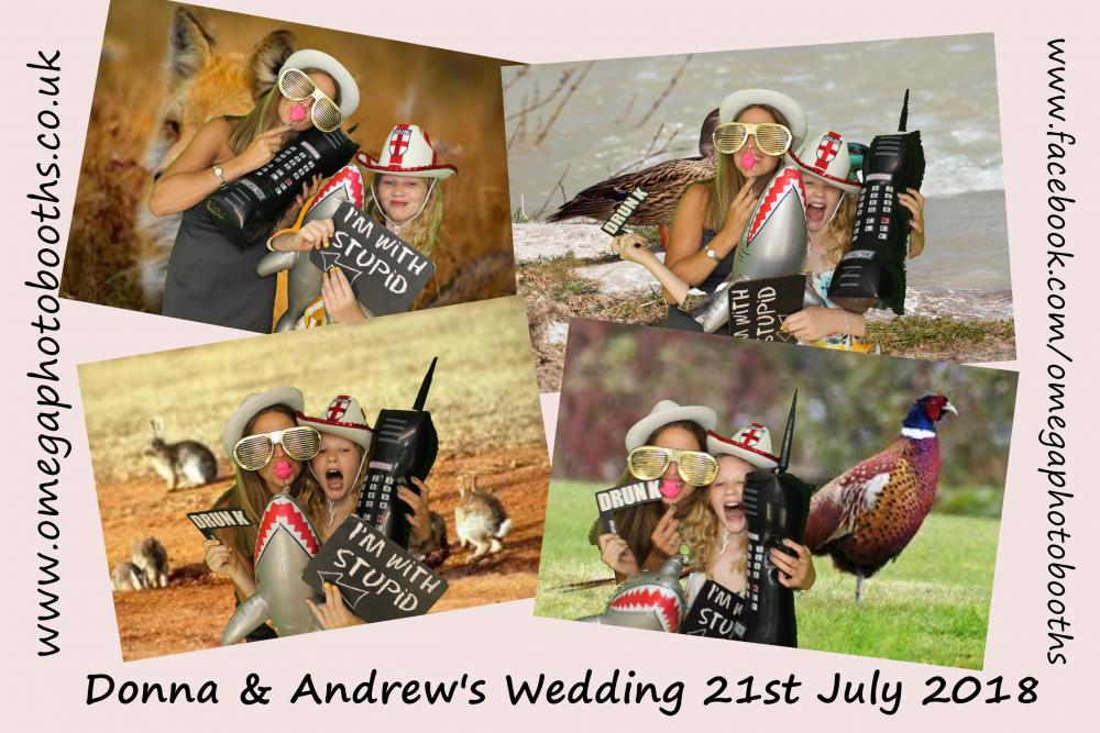 Donna & Andrew's Wedding | View more photos from the event at gallery.omegaphotobooths.co.uk/u/Omega-Photobooths/Donna-Andrews-Wedding